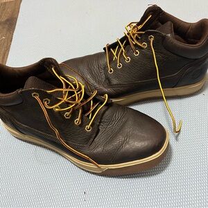 Timberland Dark Brown Leather Men's Boots